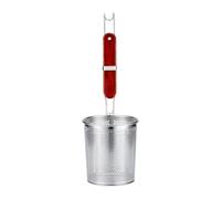 Stgfyxgs Colador de Pasta Portátil, Cesta para Cocinar, Espumadera, Colador de Alimentos para Restaurantes, Barbacoa, Patatas, Aros de Cebolla, Pollo, S