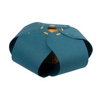 Stgfyxgs de Juego Semicerrado para Gatos, Tipo Donut, Suministros Suaves para Mascotas, Escondite Interactivo, Nido para Gatitos Y Gatos para Dormi, Azul Oscuro