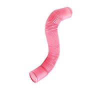 Stgfyxgs de Juegos para Mascotas, Tubo Plegable, Ejercicios de Rompecabezas, Agujeros de Observación, Plástico Blando, Apto para Gatos, Perros Y C, Rosado