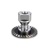Stgfyxgs Disco de Diamante para Grabado Piedra Esmerilado Corte Pulido con Cuerpo Engrosado Resistente al Desgaste Corte Suave y Controlado Adecuado para, 5cm【波纹片】+法兰