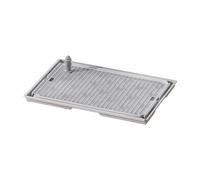 Stgfyxgs Inodoro para Perros, Orinal para Mascotas con Poste Guía, Bandeja de Arena para Mascotas Fácil de Limpiar, Almohadillas de Entrenamiento para Perros, Gris Claro