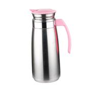 Stgfyxgs Jarra/decantador/canasta de Agua de Acero Inoxidable de Gran Capacidad, Ideal para Bebidas Frías, Fiestas Y Uso en Interiores Y Exteriores, Rosa, Individual