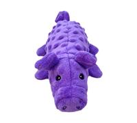 Stgfyxgs Juguete de Peluche con Forma de Cerdito Que Un Chirrido, Protector de Muebles, Juguete Interactivo para Perros Y Juguete de Ejercicio para Perro, PÚrpura