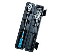 Stgfyxgs Llave de Carraca Cuadrada con Rango Ajustable de 10-60nm Aleación Cromada Mango Antideslizante y Estuche Seguro Adecuada para Trabajos Mecánicos Taller Garaje y Mecánica en Casa