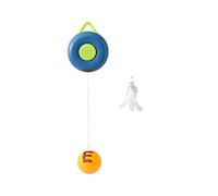 Stgfyxgs Pelota Interactiva para Gatos, con Cuerda Ajustable, Juguete Favorito de Las Mascotas, Ideal para Jugar en Casa, Aprender Y Crear Un E, Bola Azul