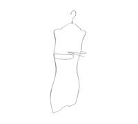 Stgfyxgs Percha para Ropa de Baño, Perchero para Lencería, Rejilla Multifuncional para Ropa de Baño, Percha para Bikini con Forma de Cuerpo para Armario O Dorm, Plata, Individual