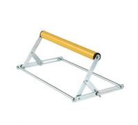 Stgfyxgs Soporte Acero con Rodillo Cilindro para slizamiento Suave Piezas Estructura Plegable con Soportes Tijera Base Segura para Estabilidad Durante, Amarillo, 40CM