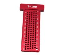 Stgfyxgs T para Carpintería Regla de Precisión para Marcado Herramienta Multifuncional de Medición Calibrador para Madera Elaborada en, 100MM