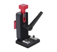 Stgfyxgs Tope para Ranura en T 45 Tipo Tope para Inglete Herramienta de Localización de Carril Manual para Bricolaje de Aluminio Aleación Limitador de, Negro