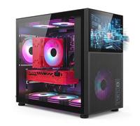 STGsivir PC Gamer Fixe,Ordinateur Gaming,GeForce RTX 3060 12Go GDDR6,Core i7-11700KF up to 5.0 GHz,32Go DDR4,2To SSD,WiFi 6,BT 5.0,Ventilateur RGB x3,Windows11 Pro
