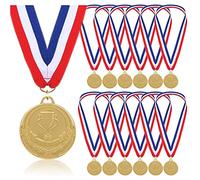 STHGDONA 12 Piezas Medallas de Oro, Trofeo,Medallas Niños, Medallas de Metal, para Juegos Escolares, Partidos de Fútbol, Competiciones Deportivas