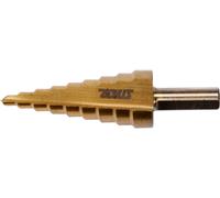 Sthor 22611 - broca escalonada hss titanio para metal, madera y plást
