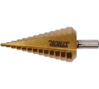 Sthor 22613 - broca escalonada hss titanio, para metal, madera y plás