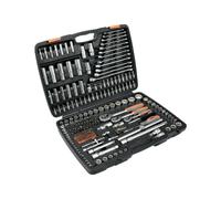 Sthor Juego de llaves de trinquete de metal de 216 piezas