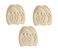 STHOYN Almohadillas Metatarsianas Autoadhesivas De Algodón Para Mujeres, Almohadillas Para Pies Para Aliviar El Dolor, Ball Of Foot Cushion De Tacón Alto(Blanco,3 pairs,Thick)