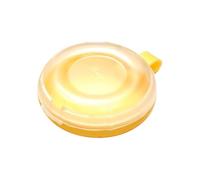 STHOYN Caja Ferula Dental Sellado Y Fuga Con Contenedor Caja De Retención Falsos A Prueba Para Viajar, Funda Aparato Dental Ortodónticos(Amarillo)