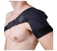 STHOYN Hombrera Ortopedica Unisex Que Previene Distensiones Hombrera Ajustable De Alivio Para El Manguito Protector De Hombreras Ortopedicas Deportivo(Negro)