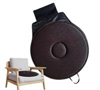 Stibtmr 40 x 40 cm, cojín Giratorio para Asiento de Coche, Asiento Giratorio para Personas Mayores, Antideslizante, rotación de 360 °, Disco automático para sofá sillón para niños