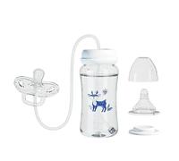 Stibtmr Biberón Tipo Pacifier,Dosificador Ajustable a Prueba de Fugas,Alimentador Tipo Chupete para Bebé | Para Niños Y Niñas, Uso En Casa, Guardería, Día De Campo, Excursiones