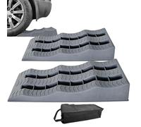 Stibtmr Bloques de ruedas para automóviles, 2 calzos para ruedas de vehículos recreativos, bloques de nivelación para caravanas de 3 pasos, Bloques de nivelación para remolques de viaje, cuñas y