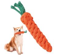 Stibtmr Juguete Zanahoria para Perros - Juguete Limpiador para Mascotas,Cuerda Masticable Interactiva Canina Que Reduce Aburrimiento Y Estimula La Mente