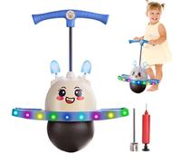 Stibtmr Pelota Saltarina | Tabla De Equilibrio Saltarina | Saltador Elástico con Cuerda Ajustable para Deportes Juegos Niños Y Adultos