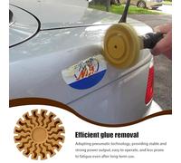 Stibtmr Removedor de calcomanías de Rueda de Goma,Rueda removedora de calcomanías,Accesorio de Taladro de Goma para Rueda de Borrador de Coche | Herramienta para Quitar Pegatinas de Coches, removedor