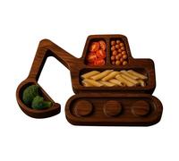 Stibtmr Tabla de Charcutería | Bandeja para Servir Alimentos y Tablero de Charcutería | Plato de Madera Centro de Mesa para Aperitivos Pan Fruta Carne Verdura