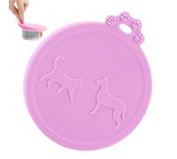 Stibtmr Tapa de comida para mascotas - Cierre hermético,Colorido gatito Snack Tapa - Para alimentos húmedos y secos bebidas, mermelada, refrigerador, cocina, sala de estar