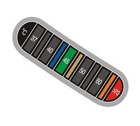 Stick Adhesivo LCD Termómetro Tira Reutilizable color Banda Termómetro baño para acuario, pecera o fermentación casera Control temperatura