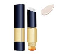 Stick Base de Maquillaje,Barra de Base Blanca 2 En 1,Barra Correctora Completa con Pinceles Cosméticos,Maquillaje Corrector Hidratante,Maquillaje de Larga Duración,Adecuado para Mujeres(Marfil)