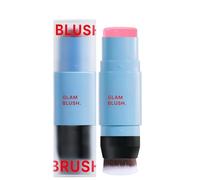 Stick Blush, Lightweight Multi Cream Blush, Moisturizing Portable Long Wearing Makeup, Convenient Instant Color for Lips, Offices and Daily Use, 7.5g, Multicolor
