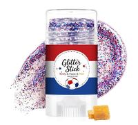 Stick con lentejuelas 4 de julio - 250 de larga duración con lentejuelas 15 ml | para el cabello - Para Desfiles Temáticas Reuniones Familiares Día De La Independencia
