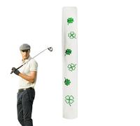 Stick de alineación de Golf - Clover Pattern PU Leather Golf Alineing Sticks Sports, Protector de Clubes de, Accesorios de para la mayoría de los Clubes