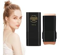 Stick de base | 15g Fundación hidratante | Crema de corrector de cobertura completa de doble cabeza, imprimación facial de larga duración, equilibrio instantáneamente, tez, círculos oscuros del correc