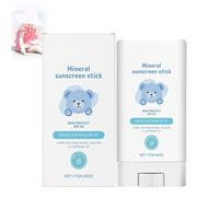 Stick de protector solar del bebé, Stick Solar Facial 50, Crema Natural HipoalergéNica Resistente Al Agua, FormulacióN, Ideal Para BebéS, NiñOs Y Piel Sensible, 17g (1)