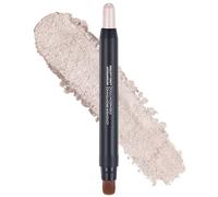 Stick de sombra de ojos Impload de sombra de ojo de doble cabeza Aplicador de aplicador, Sala de ojos Pearl Shimmer Profesional de Pearl Professional de larga duración con pincel para niñas, mujeres