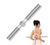 Stick De Yoga - Stick De Estiramiento De Yoga Con Núcleo De Acero Inoxidable | De Movilidad Anti Jorobbada Con Agarre De Espuma | Herramienta De Alineación De Espalda Y Cuello Para Ejercicio Diar