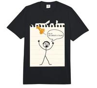 Stick Figure Under A Tack Funny Stick Hombre Oficina Regalo Comfort Colors Adult Heavyweight T-Shirt