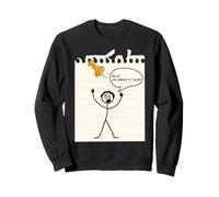 Stick Figure Under A Tack Funny Stick Hombre Oficina Regalo Sudadera