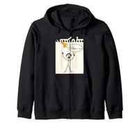 Stick Figure Under A Tack Funny Stick Hombre Oficina Regalo Sudadera con Capucha