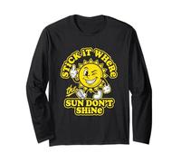 Stick It Where The Sun Don't Shine - Novedad de Actitud Divertida Manga Larga