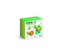 STICK O Forest Friends - Juego de construcción magnético de 16 piezas, colores del arcoíris, juguete