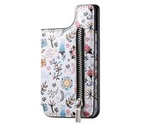 Stick on Wallet Magnetic Multifunctional - Phone Wallet Small Floral Card
