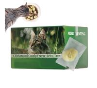 Stick per Dentizione con Di Gatto - 16 Pezzi Giocattoli Masticabili | Salute Orale Giocattoli Commestibili Confezionati Singolarmente | Snack per L'igiene Dentale del Gato per Gioco, Addestramento,