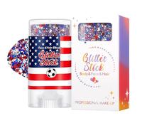 Stick Purpurina Decoraciones Patrióticas De Iluminador Rojo Y Azul