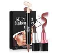 Stick Resaltador Contorno Doble Extremo Con Lip Lipstick Lip Pencil Penchyeliners Juego Maquillaje Para Mujer Duals Duals Crema Terminado Stick