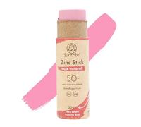 Stick Solar Natural Mineral Zinc FPS 50 Suntribe - Filtro UV Mineral (Òxido de Zinc sin Nanopartículas) - Muy Resistente al Agua - Biodegradable - Orgánico - Residuo Cero - Rojo Retro (30 g)