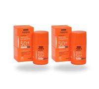 Stick Solar Transparente SPF50+, Fotoprotector Invisible, Resistente al Agua, Sport, 25 g, Pack de 2