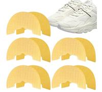 Stick Soles, Shoe Soles, Adhesive Shoe Protector, Sports Shoe Pads, 7x4x0.4cm/2.76x1.57x0.16 Inches, Adhesive Non Slip Shoes Sole Protectors for Sports, Casual Shoes, and Slippers, Yellow